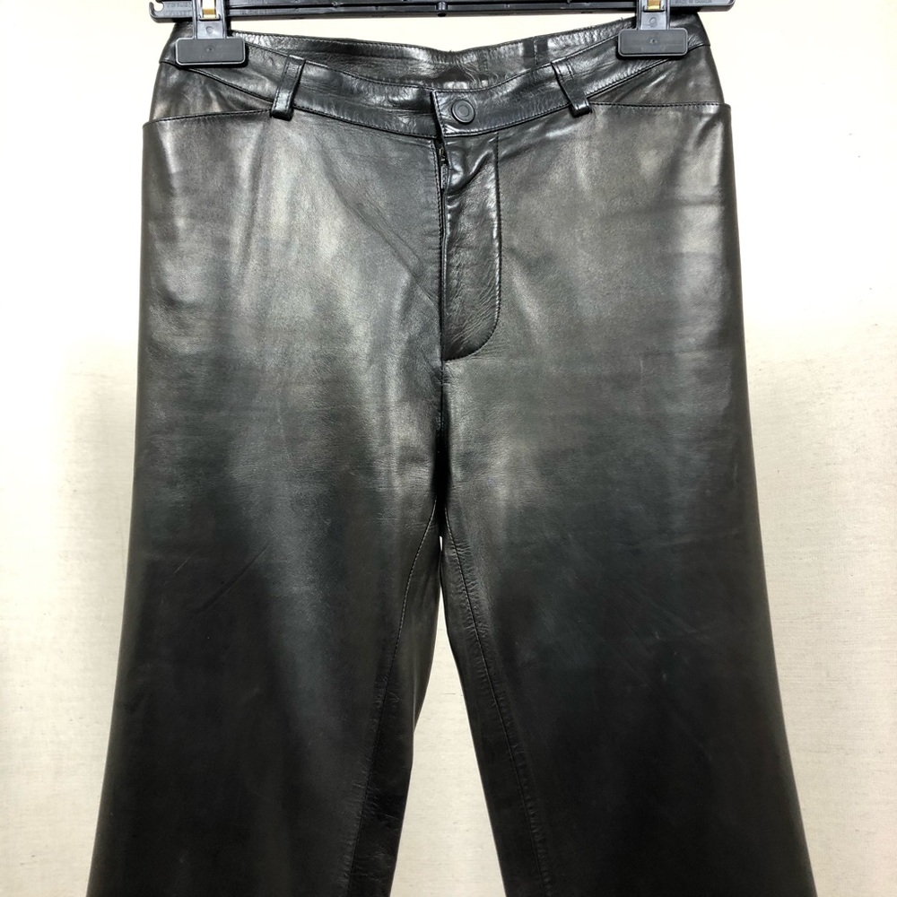 Gucci Black Leather Pants - Picture 2 of 8